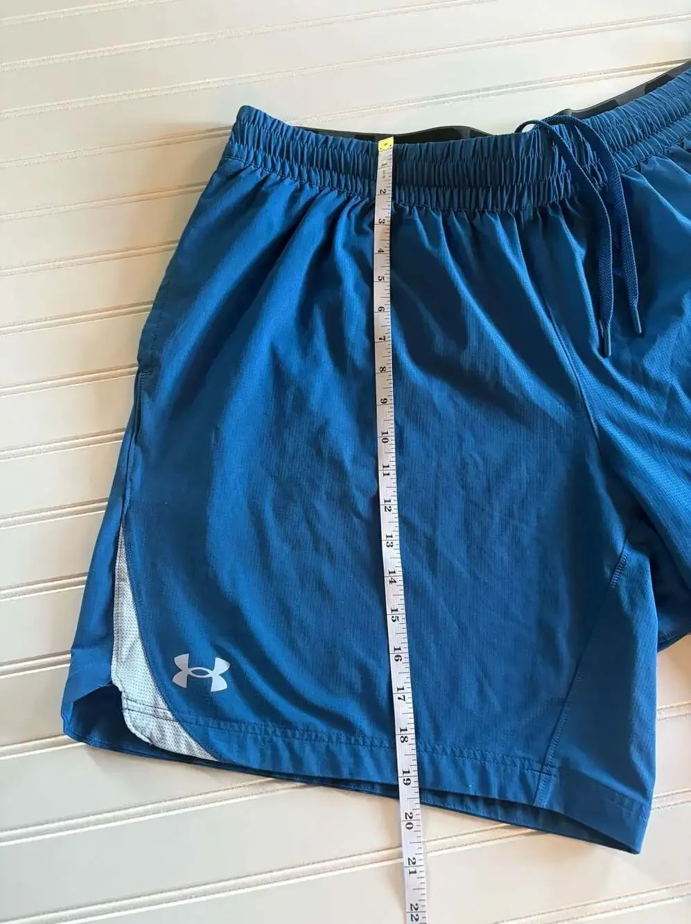 Under Armour UA Vanish Woven Lightweight Shorts Men's Sz 2XL XXL Blue Gym
